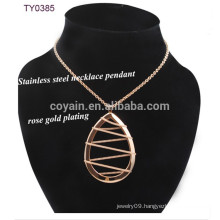 Chain Winding Water Drop Pendant New Model Necklace Chain Metal